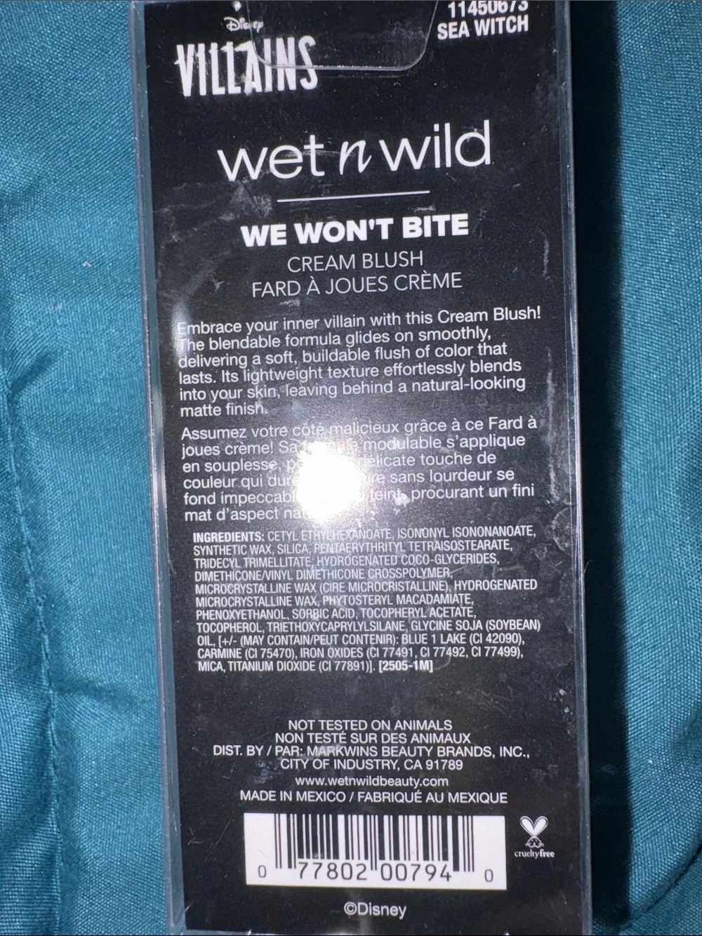 Wet n Wild Disney Villains 2 - Cream Blush Duo & Liquid Eyeliner